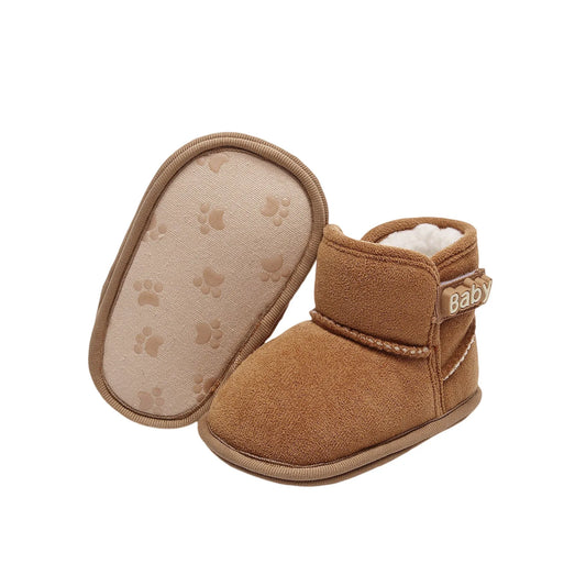 Bottes bébé confortables Sobabys en cuir doux avec semelle antidérapante pour un maintien optimal