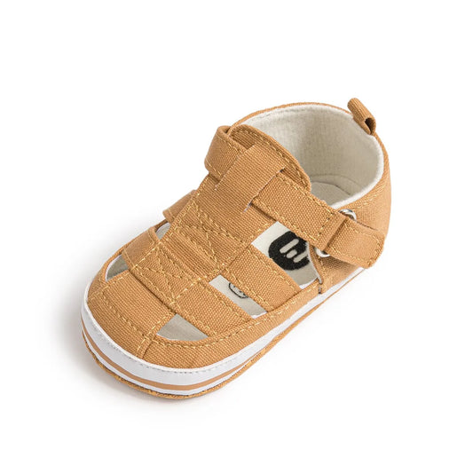 Sandales bébé été Sobabys en couleur marron avec un design ouvert et des sangles confortables